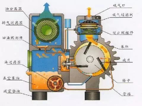 关于旋片式色多多污污黄的知识 旋片色多多污污黄工作原